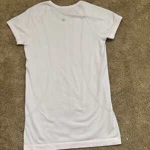 Lululemon Athletica Soft Pink Short Sleeve Tee